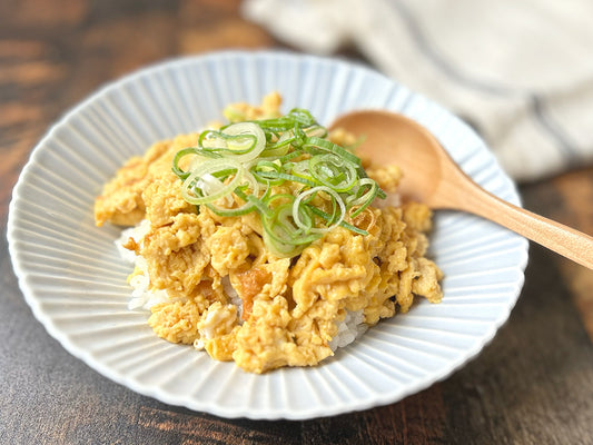 【miso soup】味噌スクランブルエッグ丼