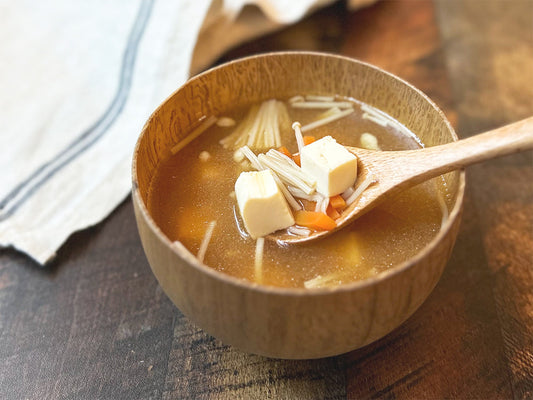 【miso soup】豆腐と野菜の味噌汁