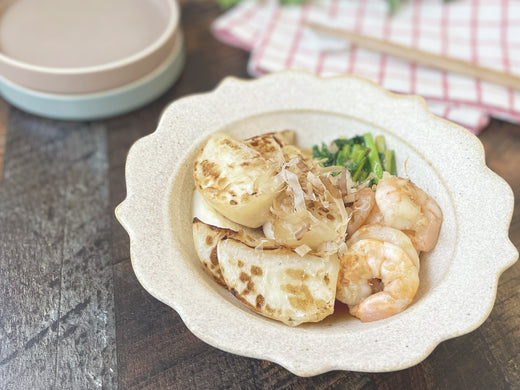 【味わいだし】かぶと海老の焼き浸し