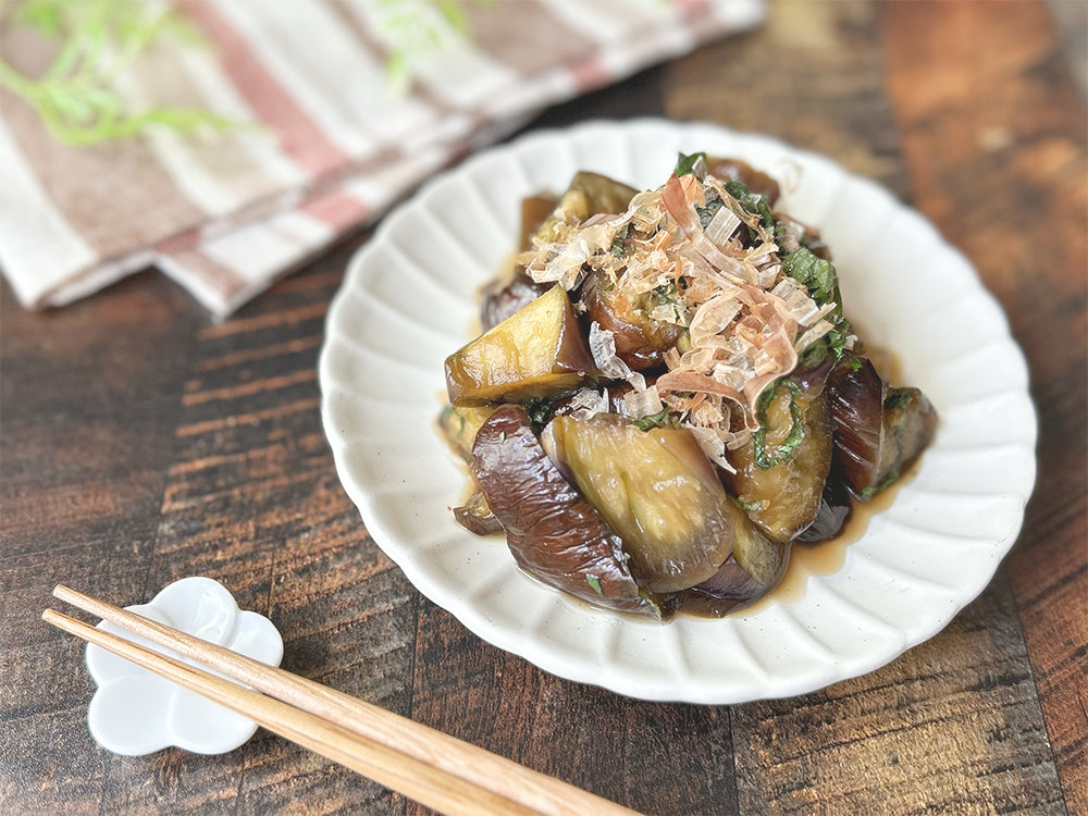 【味わいだし】茄子と大葉のうま煮