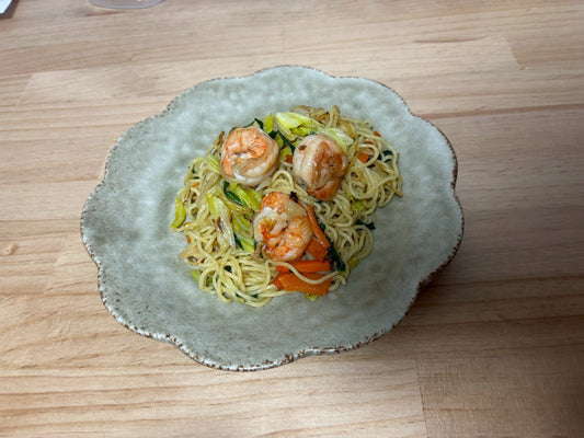 【味わいだし】海老の塩焼きそば